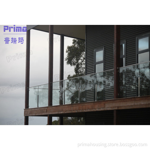 Glass Handrail/Glass Balustrade Balcony Handrail / Stainless Steel Railing for Stairs Railing Pr-B1039